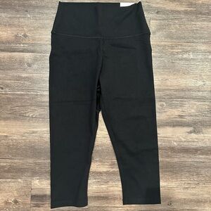 Aerie Crop High Rise Everyday Stretch Cotton Leggings